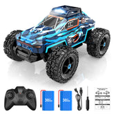Haijon 1:20 25+kmh High Speed RC Car, Remote Control Truck Radio Off-Road Cars Vehicle Electronic Monster Hobby Buggy for Adults and Children Boys(Blue)